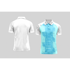Next Print Cricket Polo Half White Customized Jersey NPCWH00A326