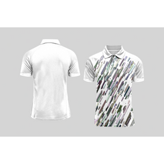 Next Print Cricket Polo Half White Customized Jersey NPCWH00A331