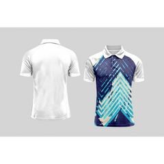 Next Print Cricket Polo Half White Customized Jersey NPCWH00A333