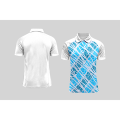 Next Print Cricket Polo Half White Customized Jersey NPCWH00A335