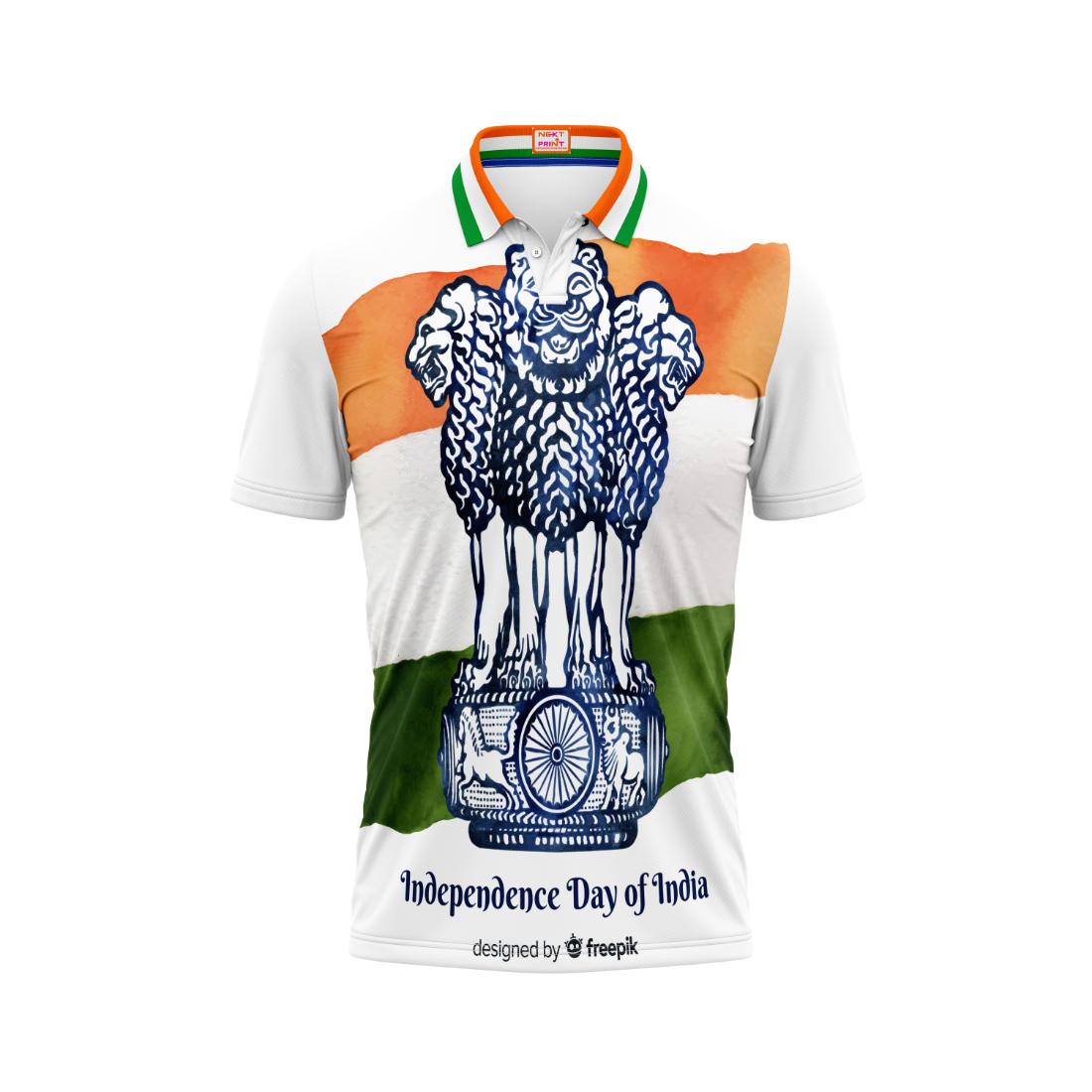 India Independence Day Azadi Ka Amrit Mahotsav Patriotic Printed T-Shirt | NextPrint