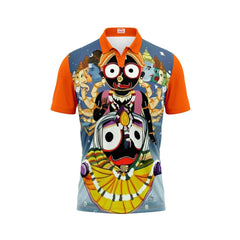 Next Print Puri Jagannath Photoprinted Tshirt Orange Colour Design 33