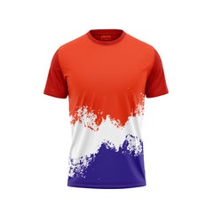 Red Round Neck Half Sleeve Tshirt Nextprintr359