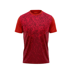 Red Round Neck Half Sleeve Tshirt NextprintrN154