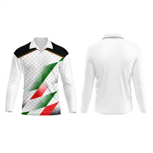 Next Print Polo Neck White Customized Jersey NP00001A195