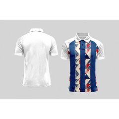 Next Print Cricket Polo Half White Customized Jersey NPCWH00A345
