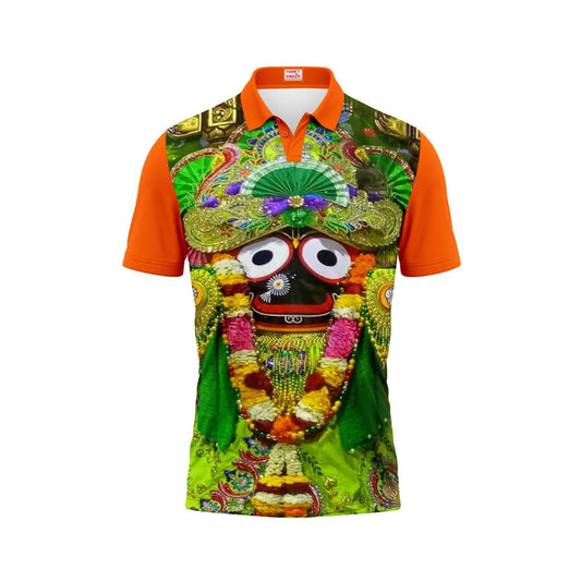 Next Print Puri Jagannath Photoprinted Tshirt Orange Colour Design 34
