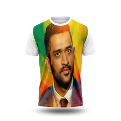 MS Dhoni Photo Printed T-Shirt.
