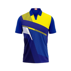 Next Print Customized Polo Neck Royal Blue Jersey NPTS19