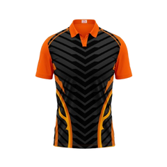 Next print Polo Neck Printed Jersey Orange Design 33