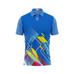 Next Print Customized Polo Neck Skyblue Jersey Design 32