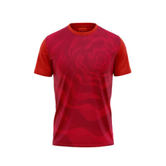 Red Round Neck Half Sleeve Tshirt NextprintrN157