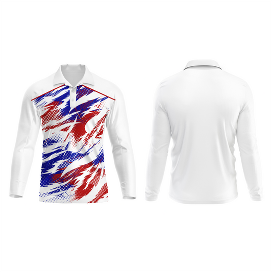 Next Print Polo Neck White Customized Jersey NP00001A193