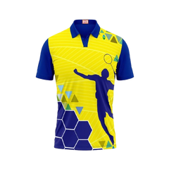Next Print Customized Polo Neck Royal Blue Jersey NPTS24