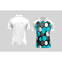 Next Print Cricket Polo Half White Customized Jersey NPCWH00A361