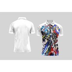Next Print Cricket Polo Half White Customized Jersey NPCWH00A364
