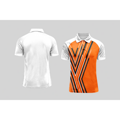 Next Print Cricket Polo Half White Customized Jersey NPCWH00A365
