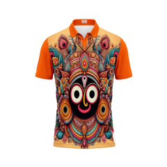 Next Print Puri Jagannath Photoprinted Tshirt Orange Colour Design 36