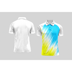 Next Print Cricket Polo Half White Customized Jersey NPCWH00A372