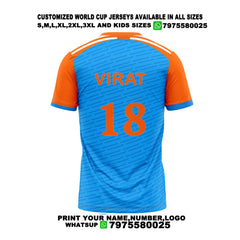 Next Print 2024 Worldcup Virat Kohli Printed Round Neck Jersey