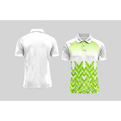 Next Print Cricket Polo Half White Customized Jersey NPCWH00A376