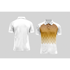 Next Print Cricket Polo Half White Customized Jersey NPCWH00A378
