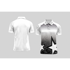 Next Print Cricket Polo Half White Customized Jersey NPCWH00A379