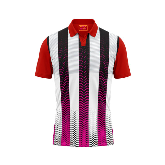 Red Polo Neck Half Sleeve T Shirt Nextprintr390