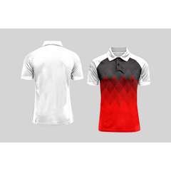 Next Print Cricket Polo Half White Customized Jersey NPCWH00A380