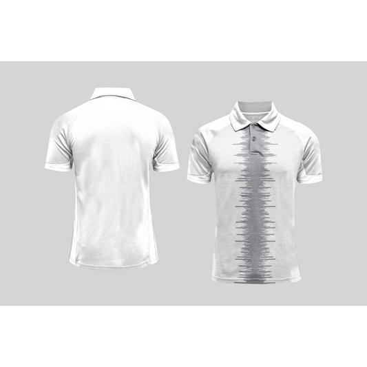 Next Print Cricket Polo Half White Customized Jersey NPCWH00A388