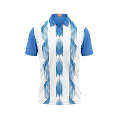 Next Print Customized Polo Neck Skyblue Jersey Design 35