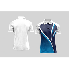 Next Print Cricket Polo Half White Customized Jersey NPCWH00A392