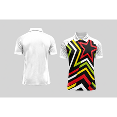 Next Print Cricket Polo Half White Customized Jersey NPCWH00A396