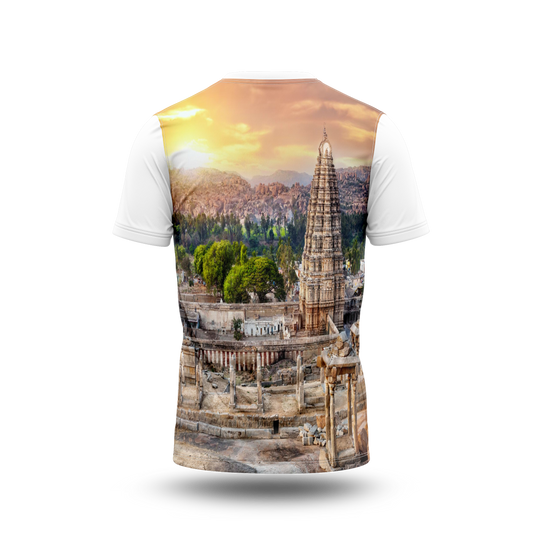 Shiva Temple Printed Tshirt