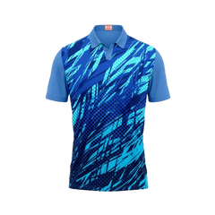 Next Print Customized Polo Neck Skyblue Jersey Design 36