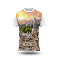 Shiva Temple Printed Tshirt