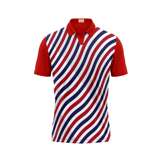 Next Print CustomiZed Polo Neck Red Jersey NPTS46
