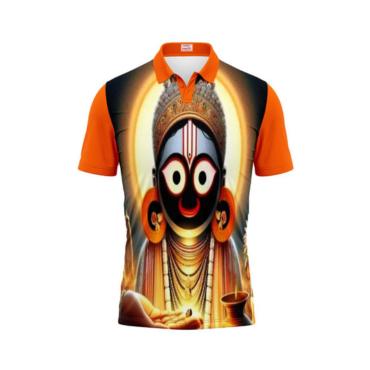 Next Print Puri Jagannath Photoprinted Tshirt Orange Colour Design 3