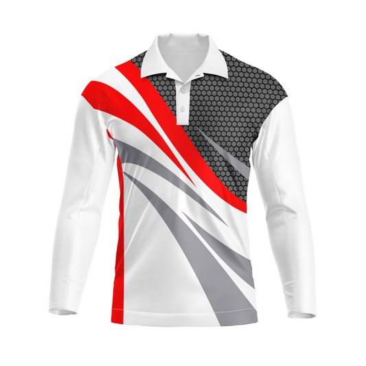 Next Print Polo Neck White Customized Jersey NP00001A3
