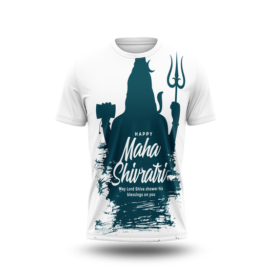 Happy Maha Shivaratri Printed Tshirt