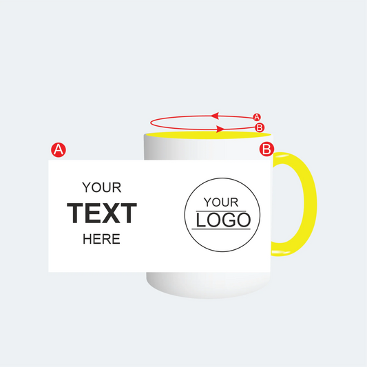 Customised Yellow Color Mug