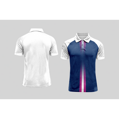 Next Print Cricket Polo Half White Customized Jersey NPCWH00A402