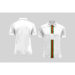 Next Print Cricket Polo Half White Customized Jersey NPCWH00A403