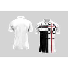 Next Print Cricket Polo Half White Customized Jersey NPCWH00A406