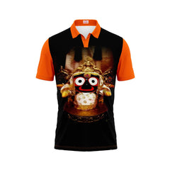 Next Print Puri Jagannath Photoprinted Tshirt Orange Colour Design 40
