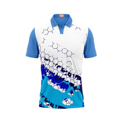 Next Print Customized Polo Neck Skyblue Jersey Design 37