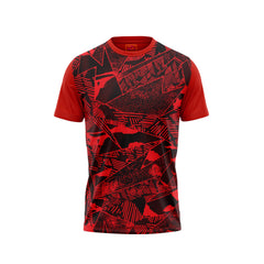 Red Round Neck Half Sleeve Tshirt Nextprintr417
