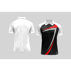 Next Print Cricket Polo Half White Customized Jersey NPCWH00A412
