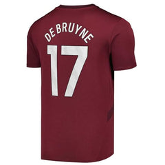 Next Print Kevin Debruyne 17 Number City Football Jerseys Club Team Men's New Away Jersey