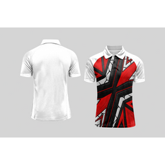 Next Print Cricket Polo Half White Customized Jersey NPCWH00A421